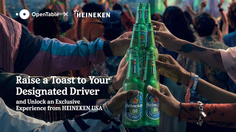 Heineken Puts Designated Drivers Into the OpenTable Booking Flow