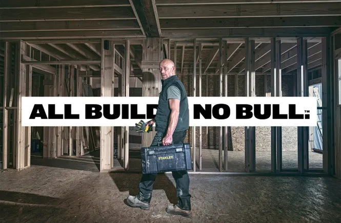 Stanley Built a Wisecracking Toolbox Character — 'All Build. No Bull' Lands in a Slowdown