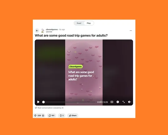 Reddit Is Testing AI Voices That Read Your Posts — Bringing 'Listenable Reddit' In-App