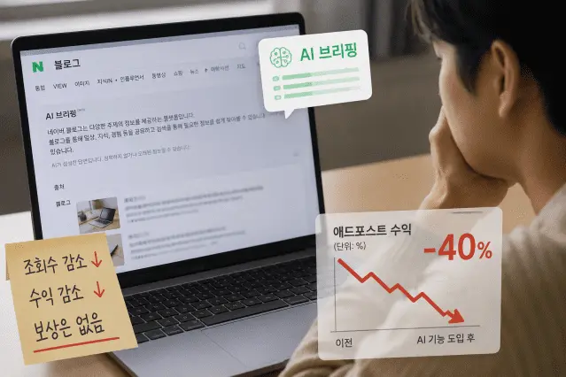 Naver's AI Briefing Cut Blogger Income by 40% — Citations Rise, Payouts Don't