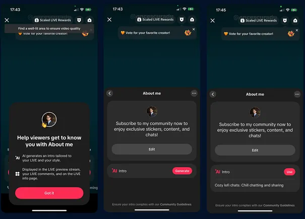 TikTok Live Will Write Your Intro With AI — Does This Need to Exist?