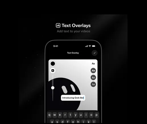 X Adds Text Overlays to Video — on iOS, and Years Behind