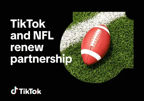 틱톡이 NFL과 다년 계약을 맺었다 — #NFL 게시물 32% 증가가 만든 판