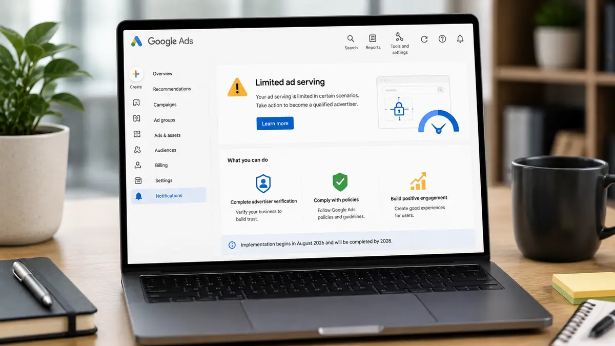 Google Expands Limited Ad Serving Across All Ads: Trust Signals, Verification, Account History