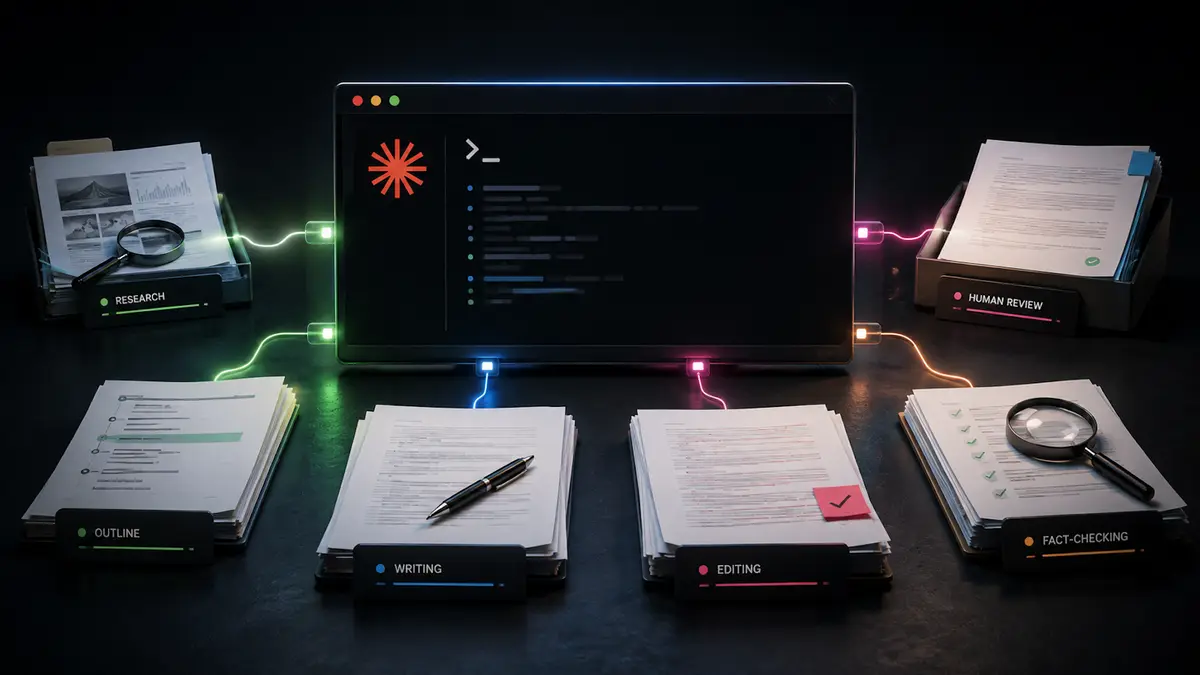 How to Build an AI Content Workflow From Scratch — Design Backward From the Finished Piece