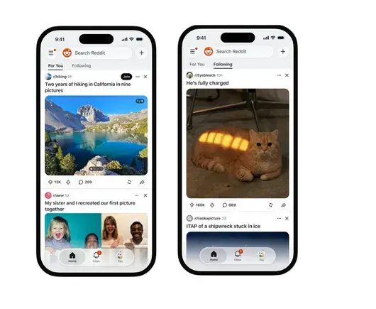 Reddit For You feed separates discovery from Following