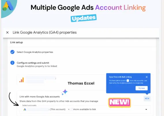 Google Ads Bulk Account Linking Simplifies GA4 Setup for Agencies