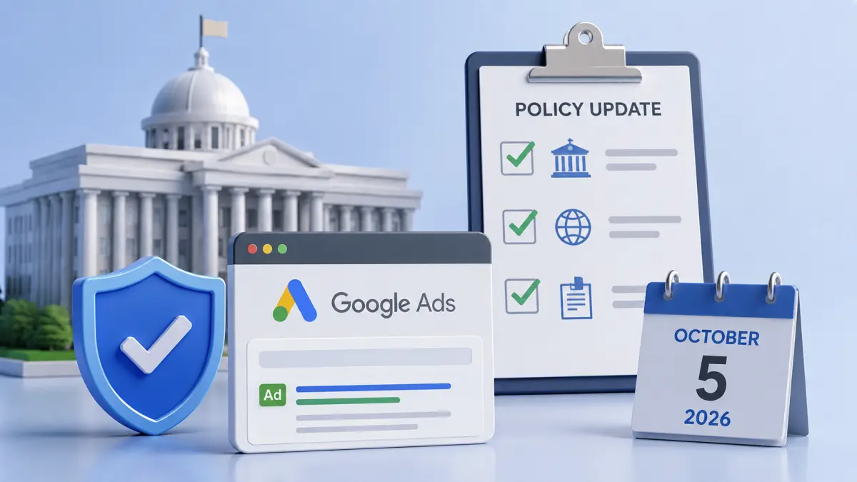 Google Tightens Ads Rules for Government Document Providers — Authorization Required October 5