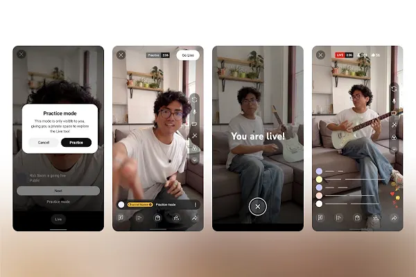 YouTube Adds Vertical Livestream Practice Mode and Pre-Publish Shorts Insights