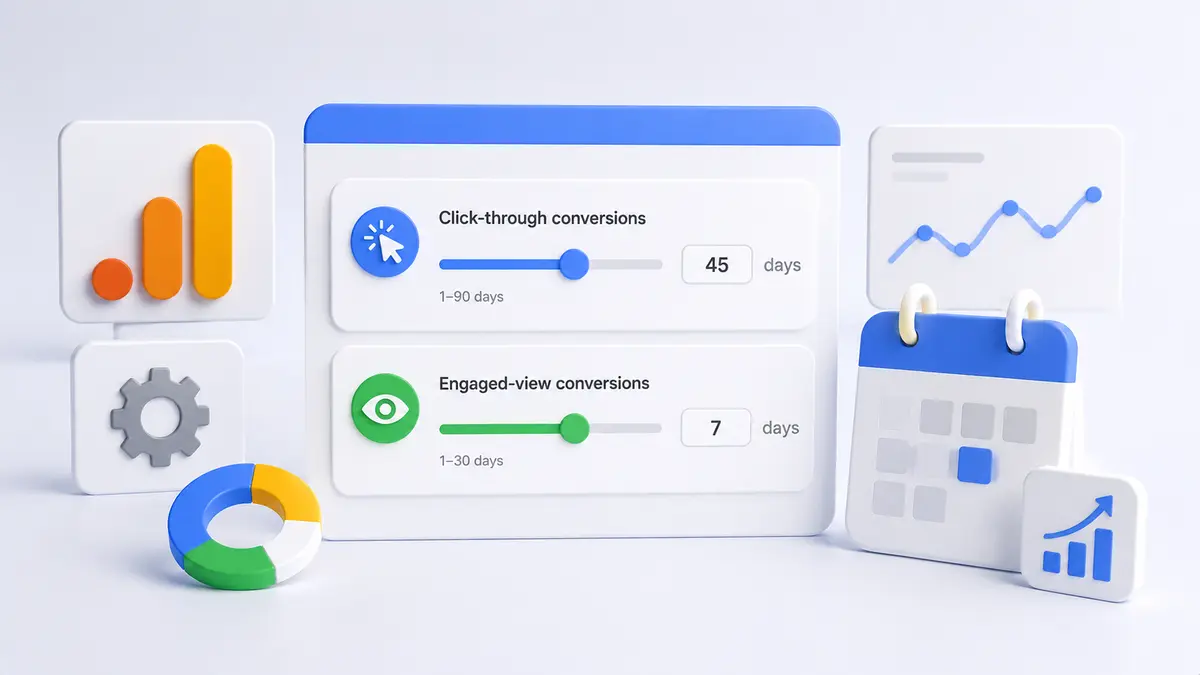 Google Analytics Adds Custom Conversion Attribution Windows — 1–90 Days for Clicks, 1–30 for Engaged Views