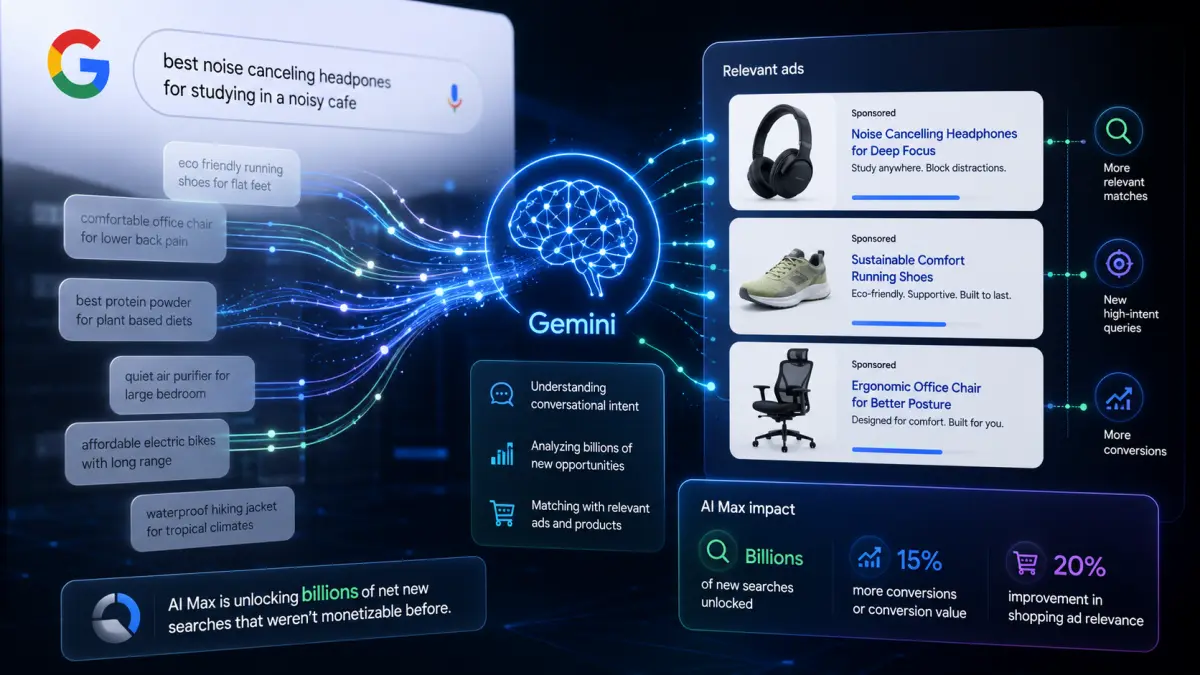 Google Says AI Max Unlocked Billions of New Monetizable Searches